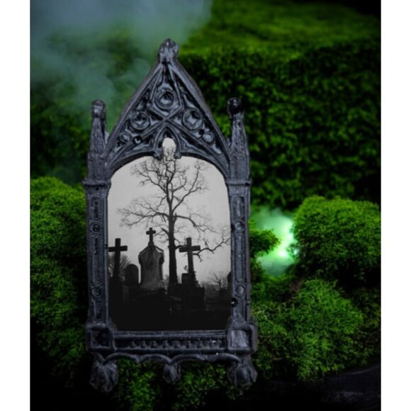 Cemetery Magnet Tombstones Crosses Tree Gothic Home Decoration - Picture 4 of 5